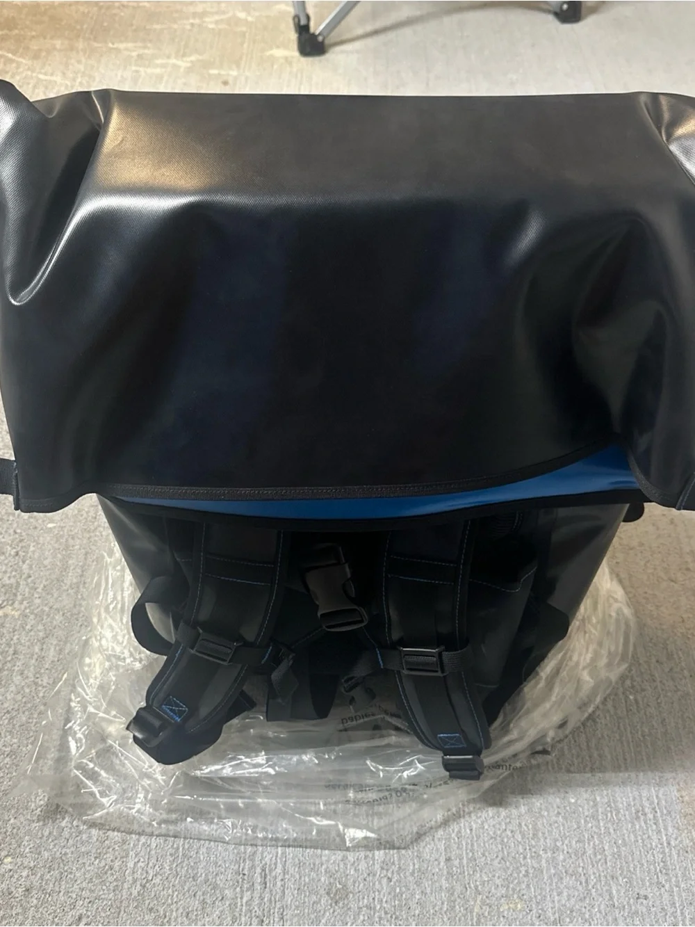 RTIC Black and Gray Waterproof Backpack Cooler